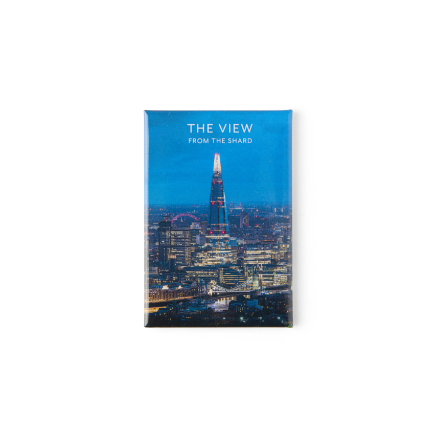 The View from The Shard Oblong Magnet