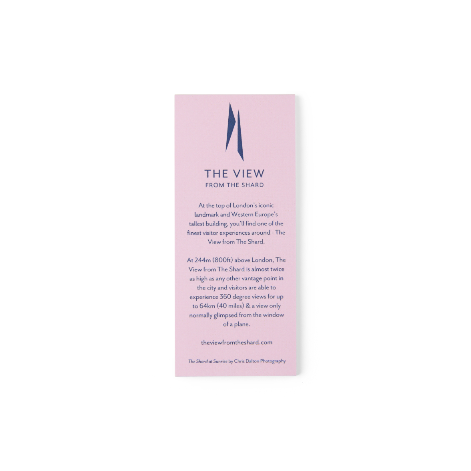 Shard Sunrise Magnet Bookmark