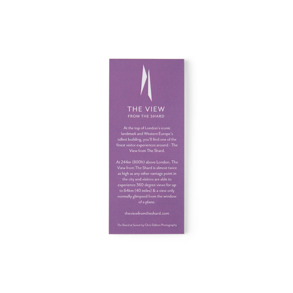 Shard Sunset Magnet Bookmark