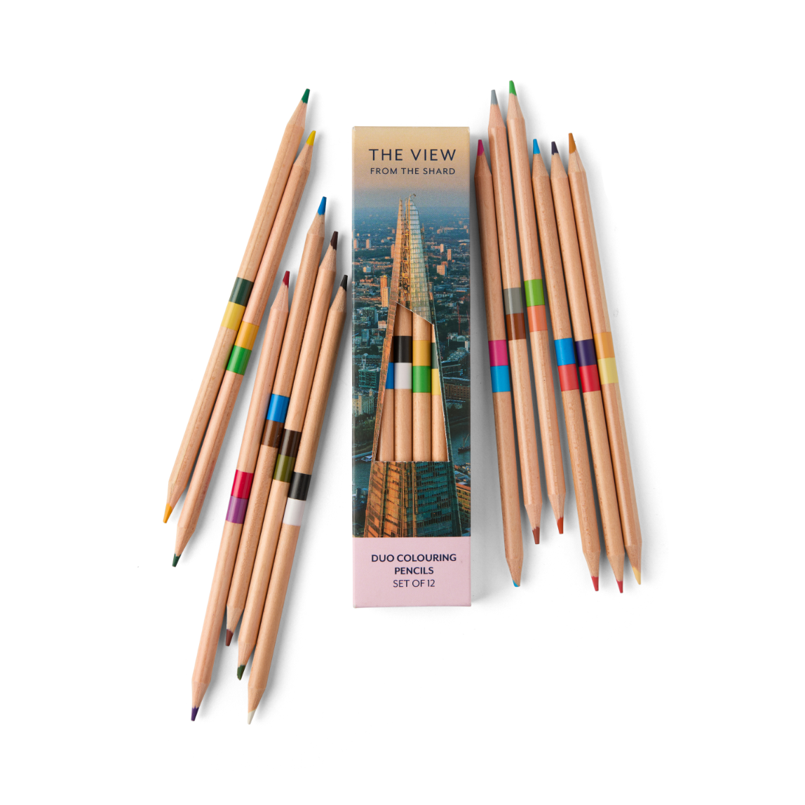 The View from The Shard Sunrise Colour Pencil Set